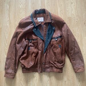 Men's Brown Leather Jacket